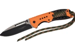 Couteau pliant Herbertz 564712 manche en ABS orange 12cm avec cordon