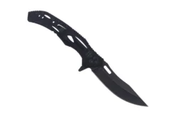 Couteau pliant Herbertz 592912 squelette blackwashed manche inox / alu 12cm