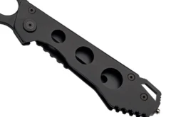 Couteau pliant Herbertz 587510 tout inox revêtement noir manche 10cm