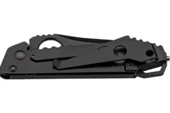 Couteau pliant Herbertz 587510 tout inox revêtement noir manche 10cm
