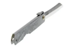 Couteau pliant Higonokami 2673 acier carbone manche gravé 10cm noir