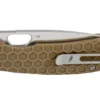 Couteau pliant Honey Badger Flipper D2 Large 01HO029 manche nylon / fibres de verre tan 11,7cm