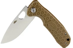 Couteau pliant Honey Badger Flipper D2 Large 01HO029 manche nylon / fibres de verre tan 11,7cm
