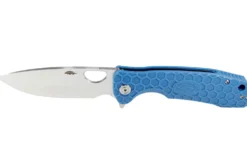 Couteau pliant Honey Badger Flipper Large 01HO040 manche nylon / fibres de verre bleu 11,7cm