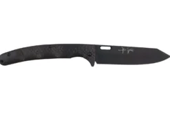 Couteau pliant japonais Yu Kurosaki Kurohyo SG2 manche en fibre de carbone 13,2cm