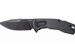 Couteau pliant Kershaw Cannonball KS.2061 blackwash manche en acier gris 11,4cm