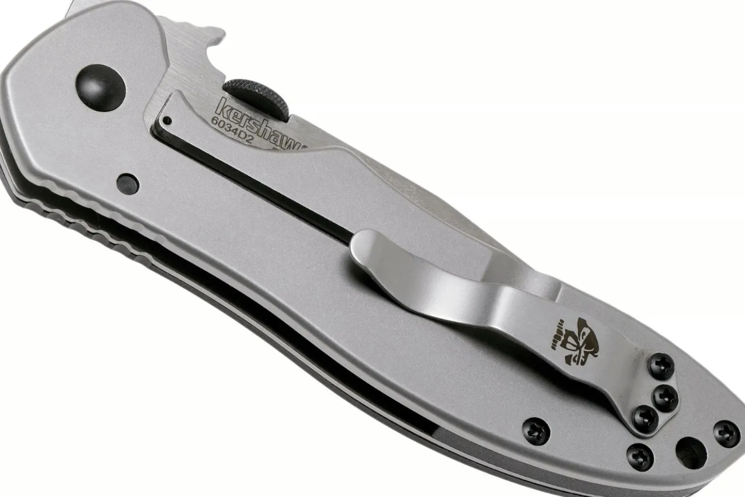 Couteau pliant Kershaw CQC-6K D2 KS.6034D2 manche en acier inox et G10 noir 11,4cm