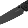 Couteau pliant Kershaw Iridium Reverse Tanto Black 2038RBLK manche en aluminium noir 11,4cm