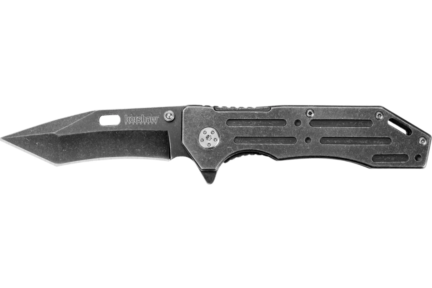 Couteau pliant Kershaw Lifter KS.1302BW manche acier avec finition blackwashed 11,4cm