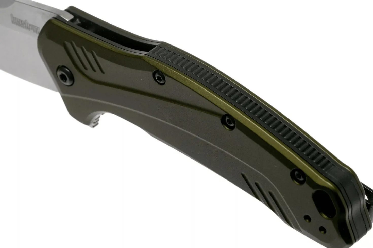 Couteau pliant Kershaw Link Olive KS.1776OLSW manche en aluminium anodisé vert 11,2cm