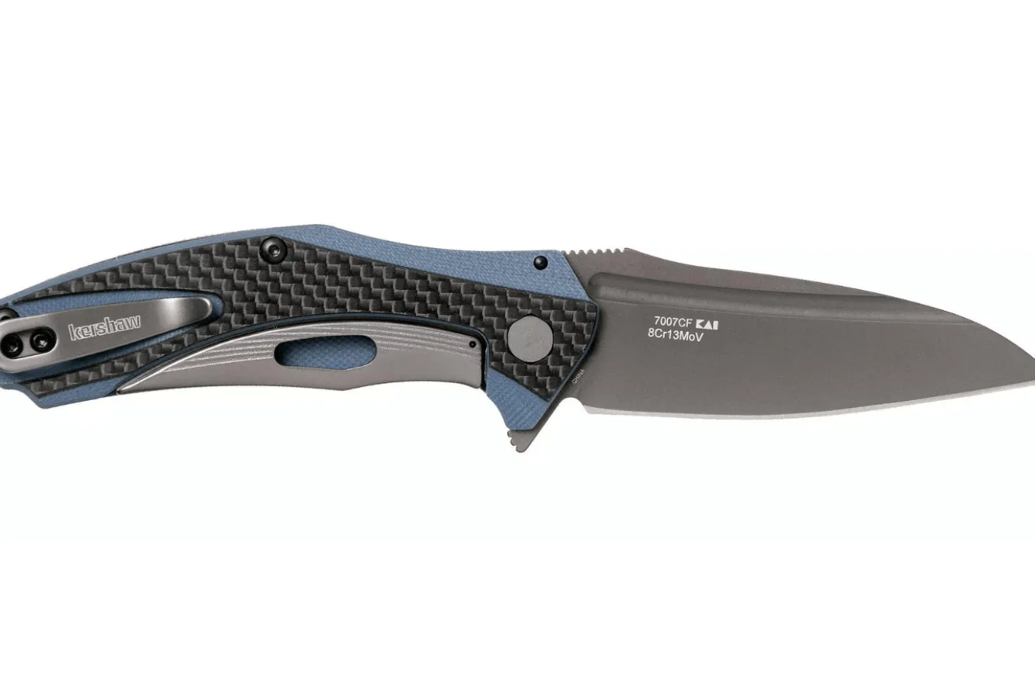 Couteau pliant Kershaw Natrix Copper KS.7007CF manche en G10 revêtu de fibres de carbone noir 10,8cm