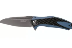 Couteau pliant Kershaw Natrix Copper KS.7007CF manche en G10 revêtu de fibres de carbone noir 10,8cm