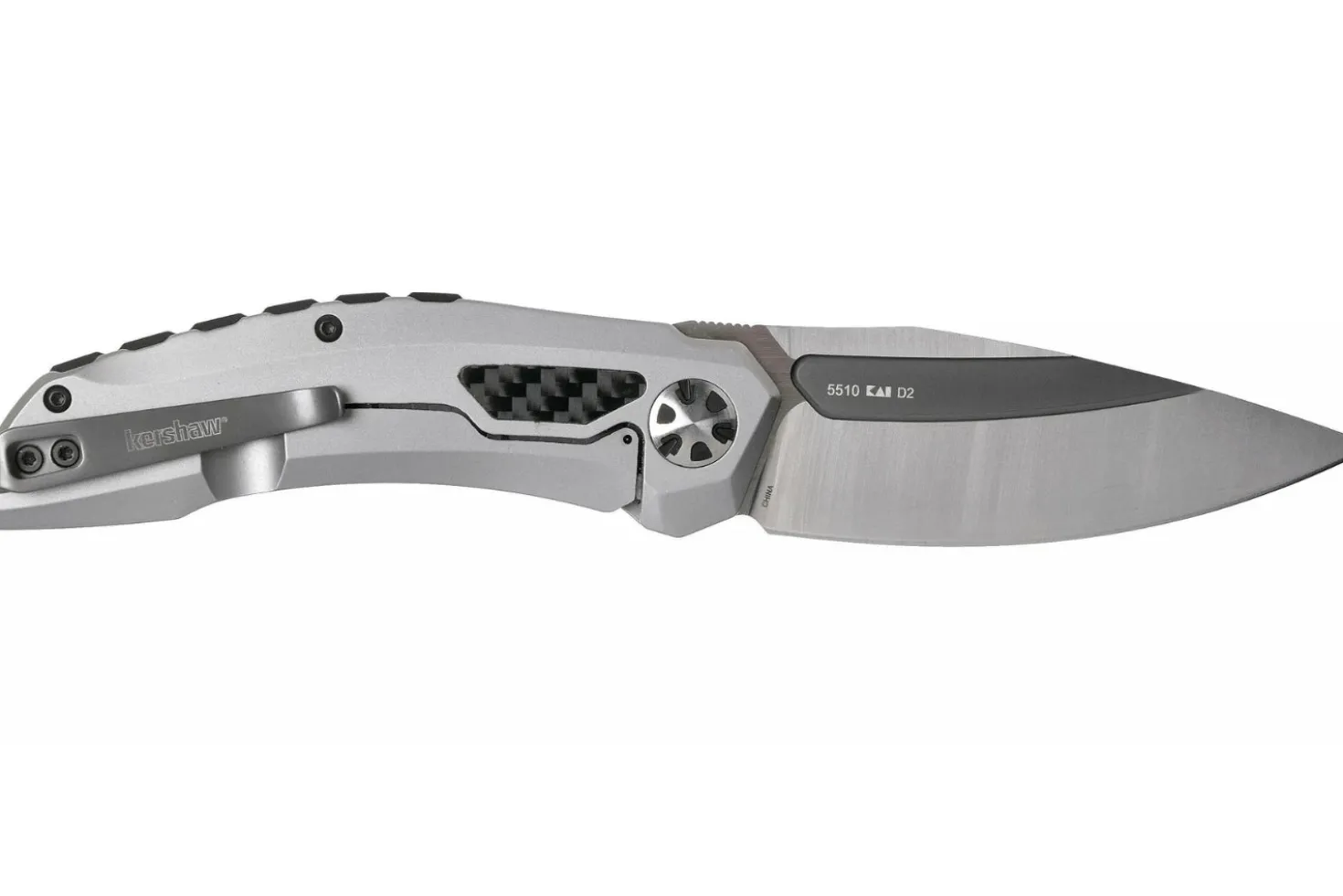 Couteau pliant Kershaw Norad KS.5510 manche en acier gris 11,4cm