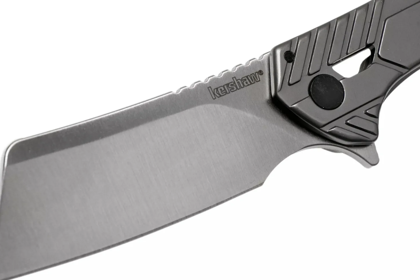 Couteau pliant Kershaw Static KS.3445 manche en acier gris 9,8cm