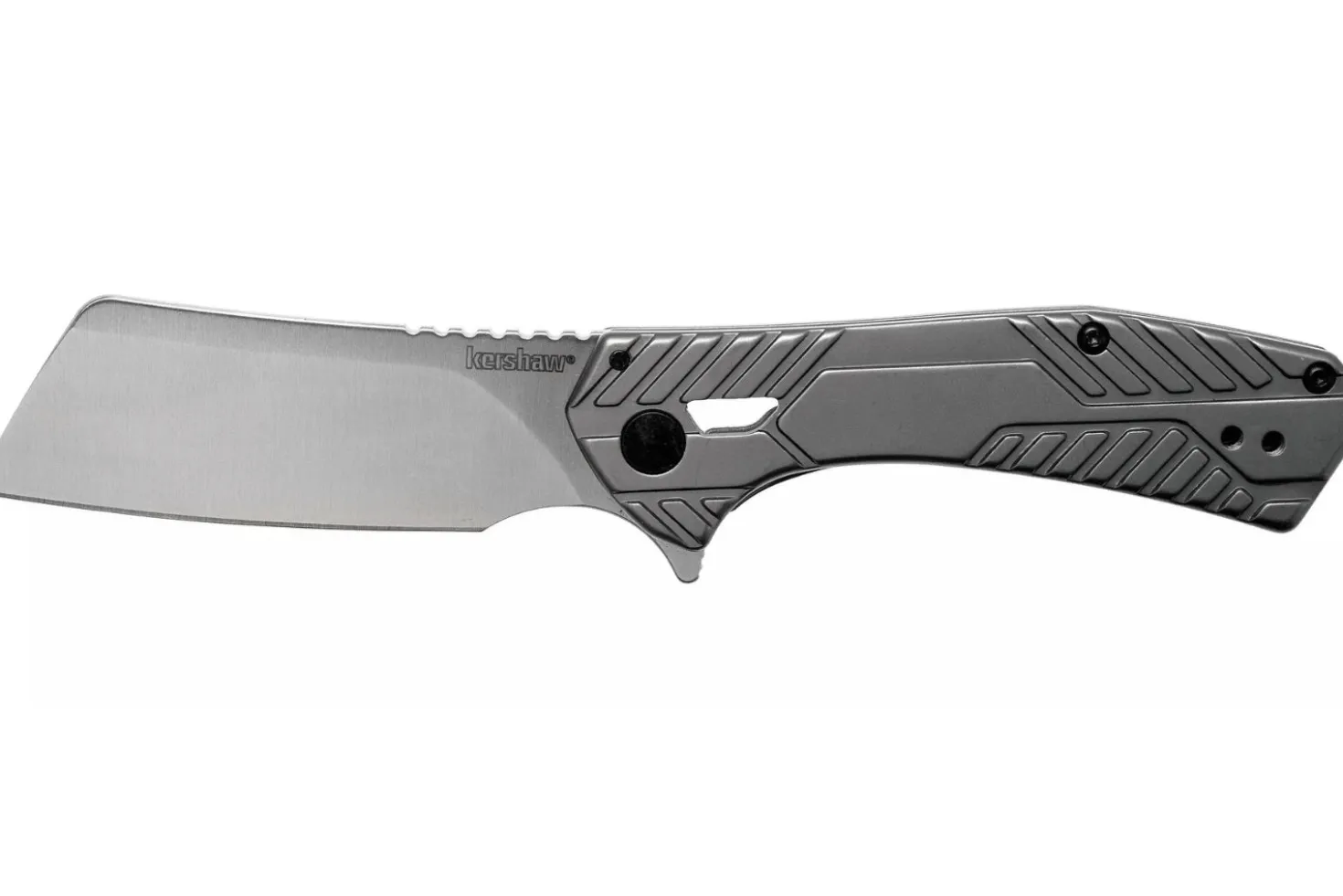 Couteau pliant Kershaw Static KS.3445 manche en acier gris 9,8cm