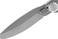 Couteau pliant K2 Kids 812170 manche inox décor soleil 9,5cm + étui suédine