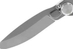 Couteau pliant K2 Kids 812171 manche inox décor chimie 9,5cm + étui suédine