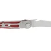 Couteau pliant Laguiole Claude Dozorme manche alu rouge 12cm