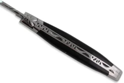 Couteau pliant Laguiole en Aubrac en ébène manche 12cm