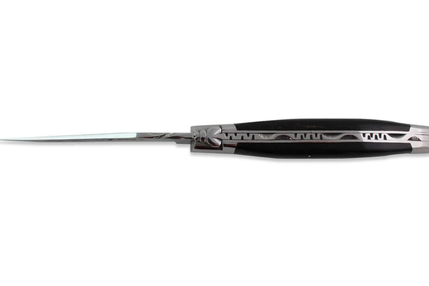 Couteau pliant Laguiole en Aubrac en ébène manche 12cm