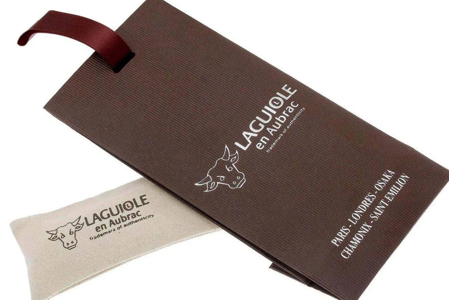 Couteau pliant Laguiole en Aubrac en ébène manche 12cm