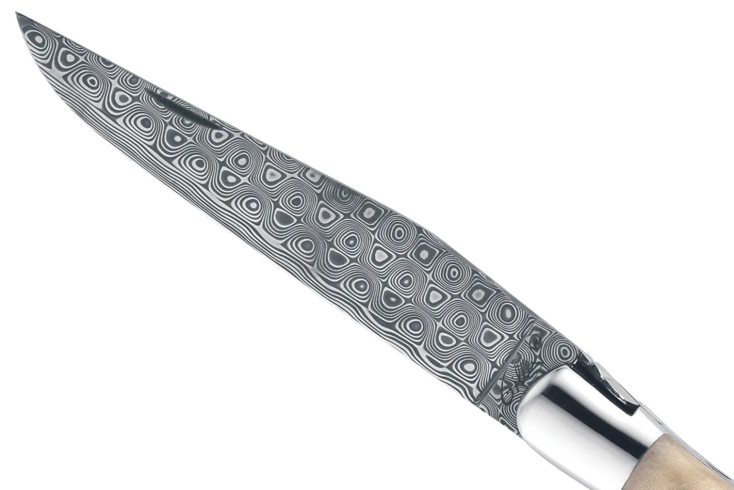 Couteau pliant Laguiole GILLES 5732 manche corne de bélier 12cm avec mitre