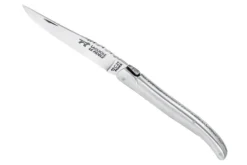 Couteau pliant Laguiole LE FIDELE acier Sandvik manche alu satiné 12cm