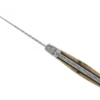 Couteau pliant Laguiole LE FIDELE acier Sandvik manche bois de genévrier 12cm