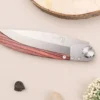 Couteau pliant Le Coq Français Napoléon Ier artisanal manche bois de violette 11,5cm + étui