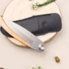 Couteau pliant Le Coq Français Rivière artisanal manche bois d'olivier 11,5cm + étui