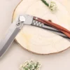Couteau pliant Le Coq Français Bretagne artisanal manche bois de violette 11,5cm + étui
