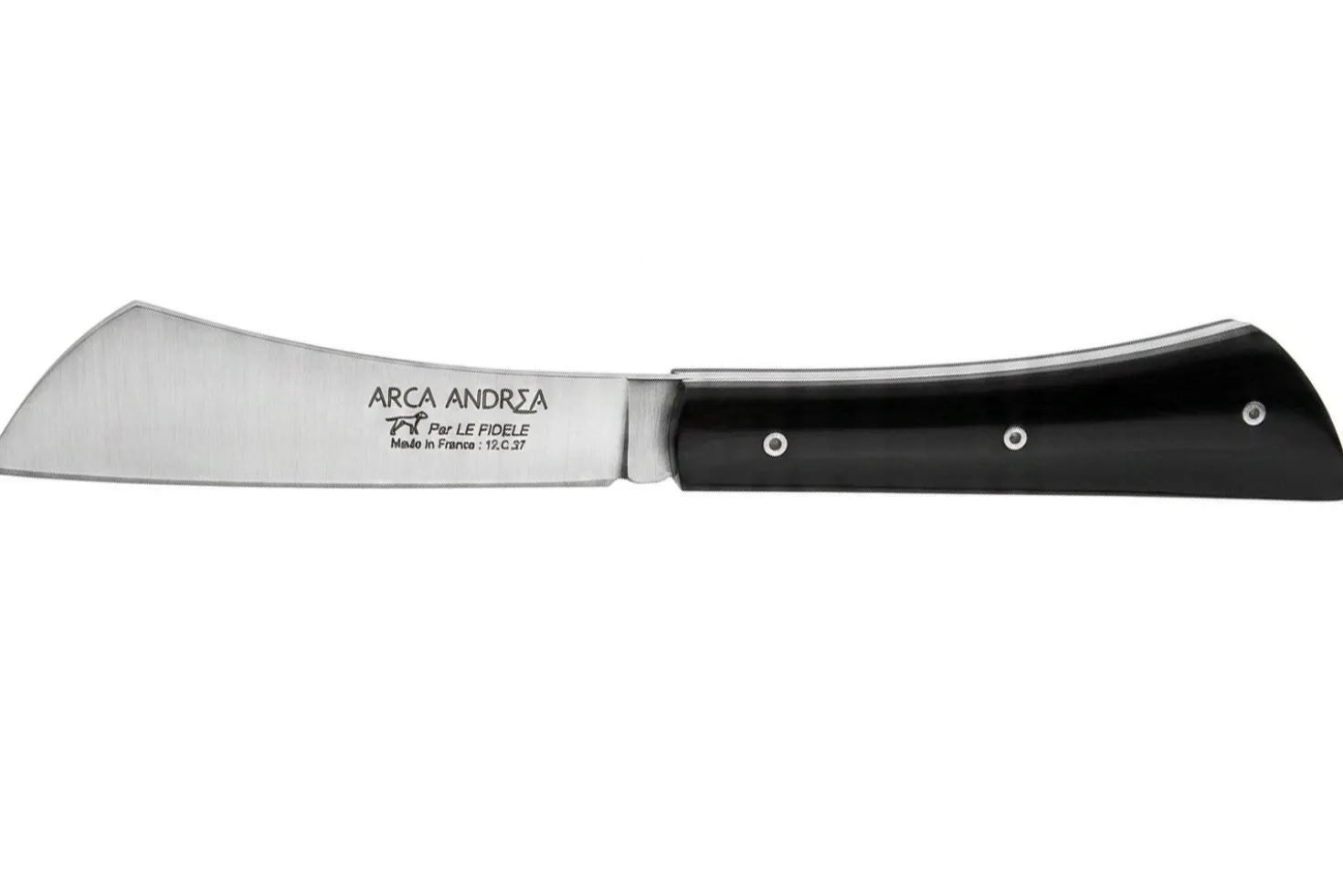 Couteau pliant Le Fidèle L'Arca Andrea 10,5cm en bois d'ébène