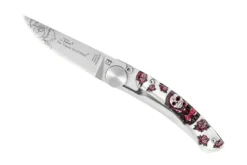 Couteau pliant Le Thiers Liner Lock Claude Dozorme décor cavalera 10,5cm