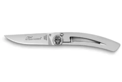 Couteau pliant Le Thiers Liner Lock Claude Dozorme tête de mort 10,5cm