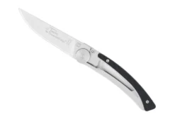Couteau pliant Le Thiers Liner Lock Claude Dozorme façon carbone 10,5 cm