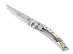 Couteau pliant Le Thiers Liner Lock Claude Dozorme corne de bélier 10,5cm