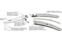 Couteau pliant Le Thiers Secret Claude Dozorme manche corne de bélier 11cm