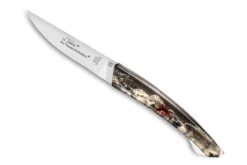 Couteau pliant Le Thiers Verrou Claude Dozorme manche mouche de pêche 12cm