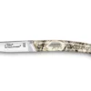 Couteau pliant Le Thiers Verrou Claude Dozorme manche soies de sanglier 12cm