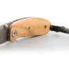Couteau pliant LionSteel Mini acier damas manche olivier 8cm