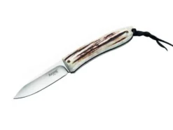 Couteau pliant LionSteel Opera manche 10cm lacet + étui