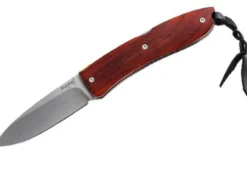 Couteau pliant LionSteel Opera manche 10cm lacet + étui