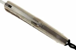Couteau pliant LionSteel Opera manche 10cm lacet + étui