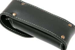 Couteau pliant LionSteel SR11 manche titanium 12cm pic brise-vitre + étui cuir