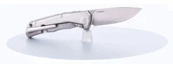 Couteau pliant LionSteel Tre manche G10 / titanium 10cm