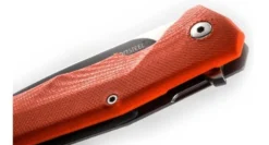 Couteau pliant LionSteel Tre manche G10 / titanium 10cm