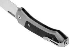 Couteau pliant LionSteel Twain TW-GYGBK manche 10,5cm en titanium gris et G10 noir