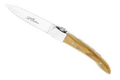 Couteau pliant L'Occitan acier inox Z100 manche bois d'olivier 11cm