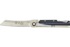 Couteau pliant LUG Higo LUSP3SHBLB manche en acier et G10 noir et bleu 11cm