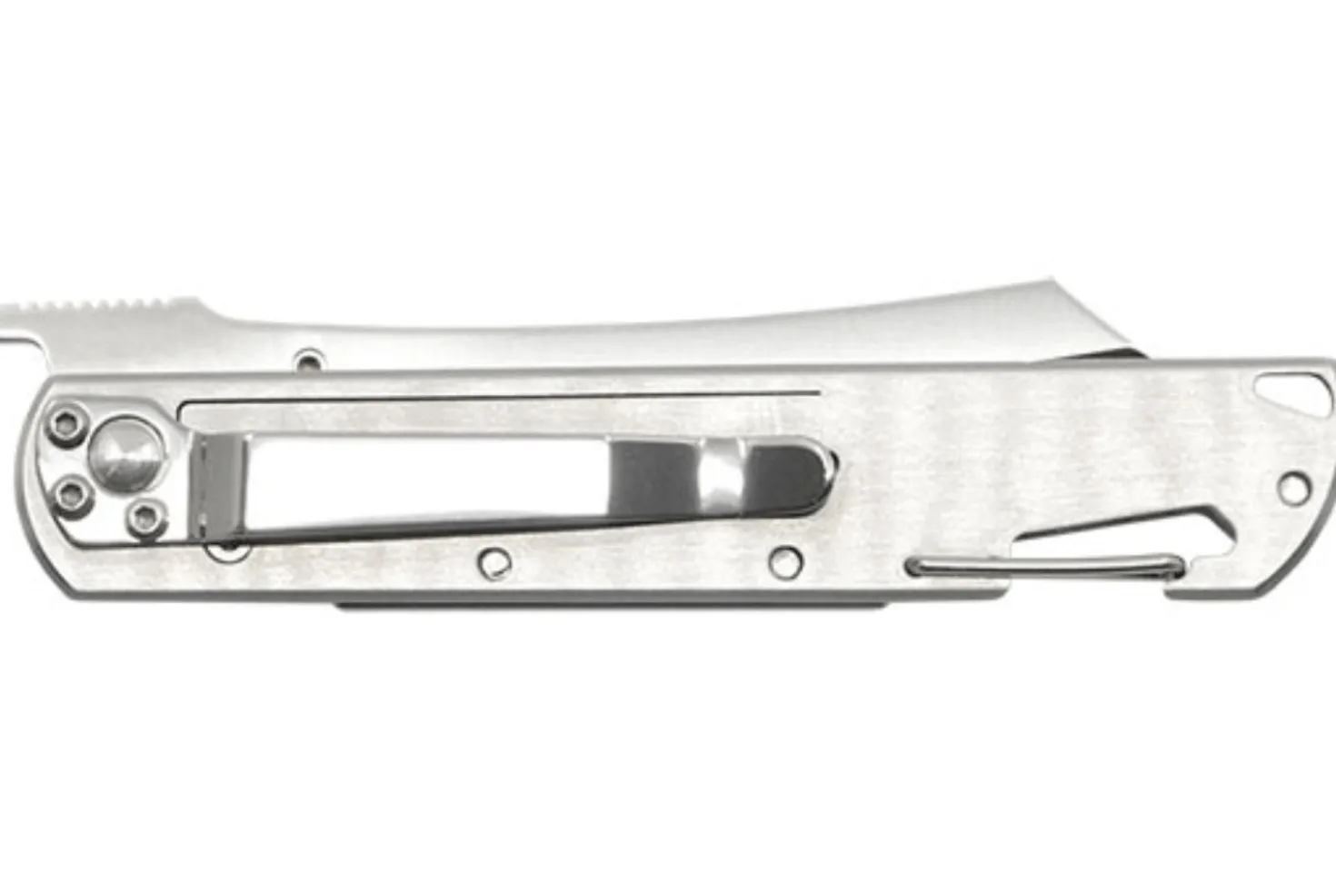 Couteau pliant LUG Higo LUSP3SHRB manche en acier et G10 noir et rouge 11cm